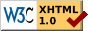 VALID XHTML 1.0